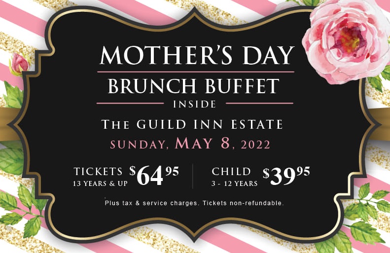 Mother’s Day Brunch Sunday May 8th, 2022